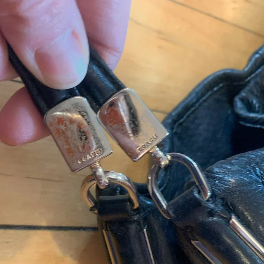 Black Coach Purse - Picture 4 of 8